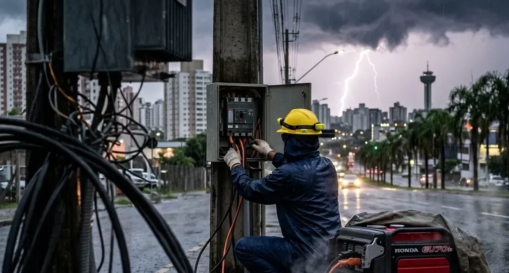 Aluguel de Gerador de Energia para Emergências em Curitiba