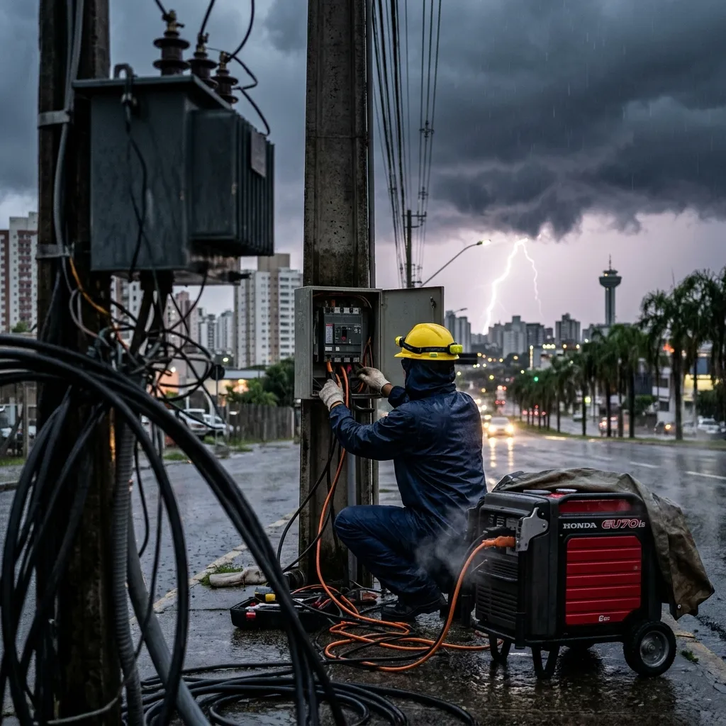 Aluguel de Gerador de Energia para Emergências em Curitiba