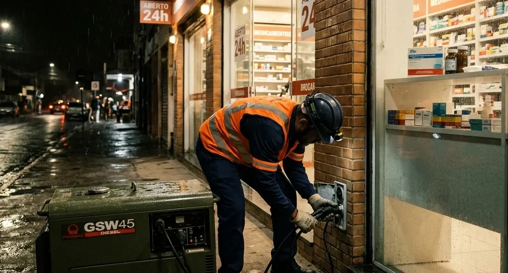 Locação de Geradores em Curitiba – Atendimento 24h