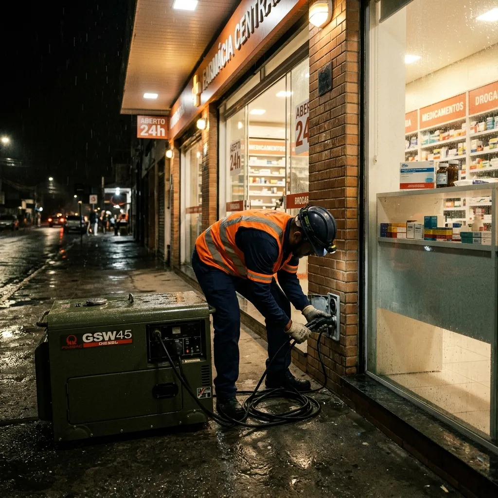Locação de Geradores em Curitiba – Atendimento 24h